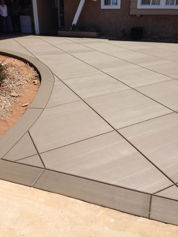 Concrete Driveway and Patio Installation